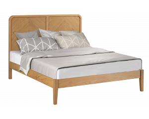 4ft6 Double Welston real oak,solid,strong,wood bed frame.Wooden bedstead